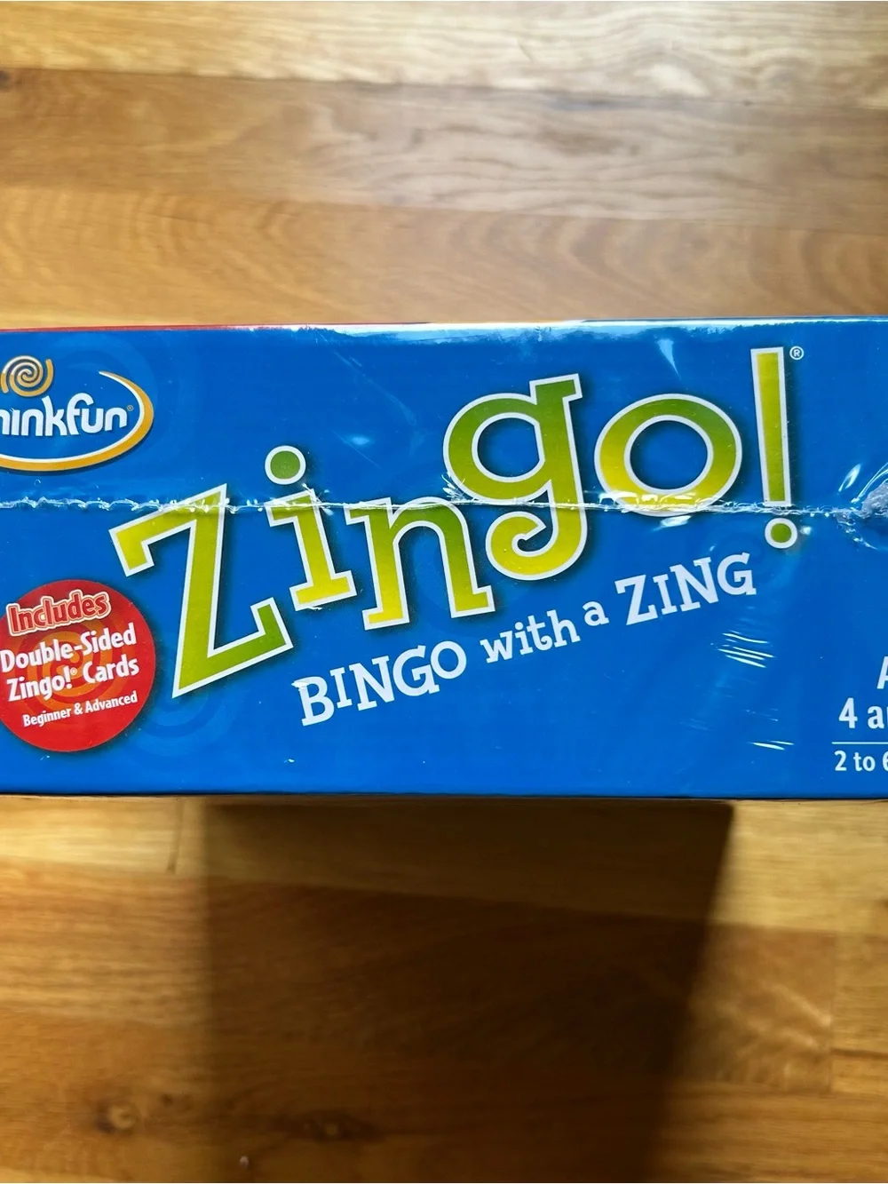 NEW! ThinkFun Zingo! Bingo Game - age 4+ for 2 to 6 players - family game night!